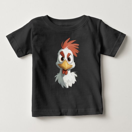 Angry Cartoon Chicken Head (Voorkant)