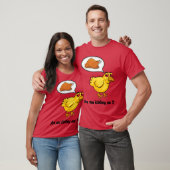 Angry Cartoon Funny Chick Bird vrienden T-shirt (Unisex)