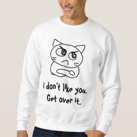 Angry cat #879345 trui (Voorkant)