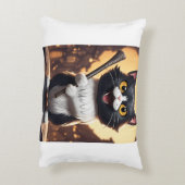 Angry cat accent kussen (Achterkant (Verticaal))