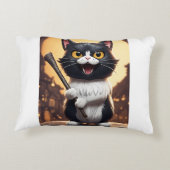 Angry cat accent kussen (Achterkant)