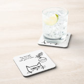 Angry Cat en de kerstboom. Drankjes Onderzetter (Rechterzijde)