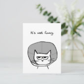 Angry Cat en de kloon van de schaamte Briefkaart (Staand voorkant)