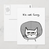 Angry Cat en de kloon van de schaamte Briefkaart (Voorkant / Achterkant)