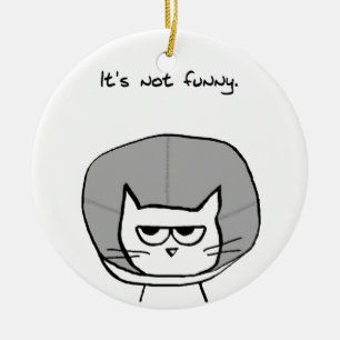 Angry Cat en de kloon van de schaamte Keramisch Ornament