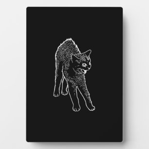 Angry cat fotoplaat