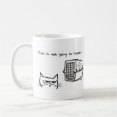 Angry Cat gaat NIET naar de Vet Koffiemok (Links)