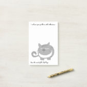 Angry Cat "Ik ben blij met je problemen" Grappig,  Post-it® Notes (Op bureau)
