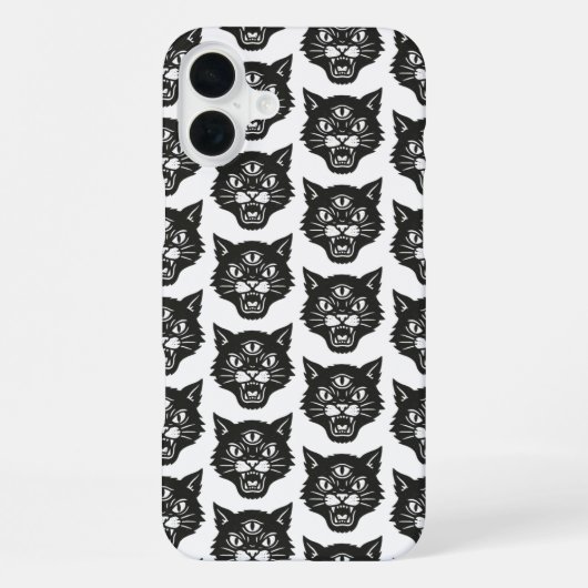 Angry Cat iPhone Hoesje (Achterkant)