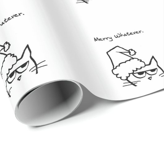 Angry Cat is Cadeaupapier (Rol Hoek)