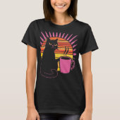 Angry Cat Joe 2 blk Vrouwen T-shirt (Voorkant)