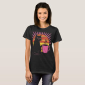Angry Cat Joe 2 blk Vrouwen T-shirt (Voorkant volledig)