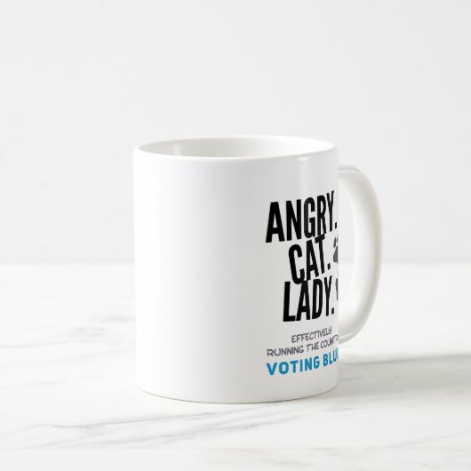 Angry.Cat.Lady. Koffiemok (Voorkant rechts)