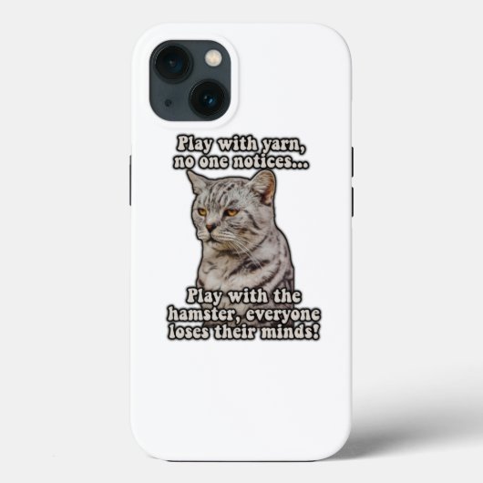 Angry cat meme for cat lovers and kitten owners Case-Mate iPhone case (Achterkant)