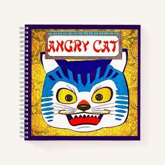 Angry Cat Notitieboek (Voorkant)