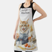 Angry Cat Pet Lover All-Over Print Schort (Insitu)