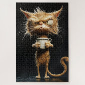 Angry Cat Puzzle Legpuzzel (Verticaal)
