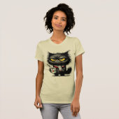 Angry cat t-shirt (Voorkant volledig)