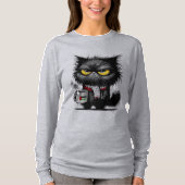 Angry cat t-shirt (Voorkant)