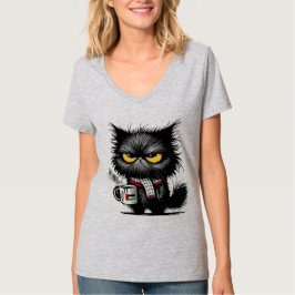 Angry cat t-shirt