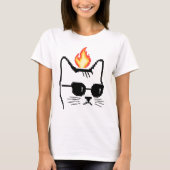 Angry Cat T-shirt (Voorkant)
