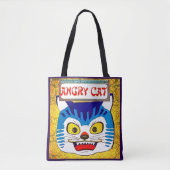 Angry Cat Tote Bag (Voorkant)
