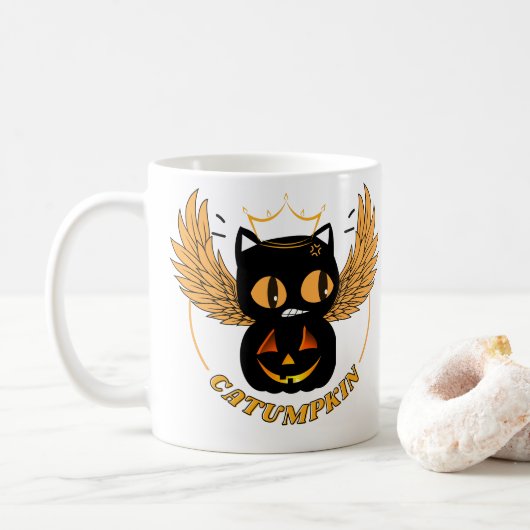 ANGRY CATUMPKIN QUEEN KOFFIEMOK (Met donut)