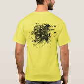 Angry Cheetah in Black Splash T-shirt (Achterkant)