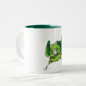 Angry Chicken Tweekleurige Koffiemok (Voorkant links)