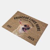 Angry Chihuahua Persoonlijk Hondenliefhebber Doorm Deurmat (Schuin)