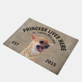 Angry Chihuahua Persoonlijk Hondenliefhebber Doorm Deurmat (Schuin)