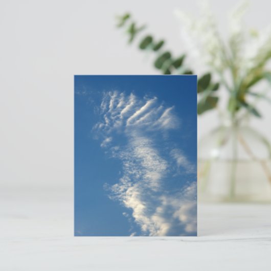 Angry Cloud Briefkaart (Staand voorkant)