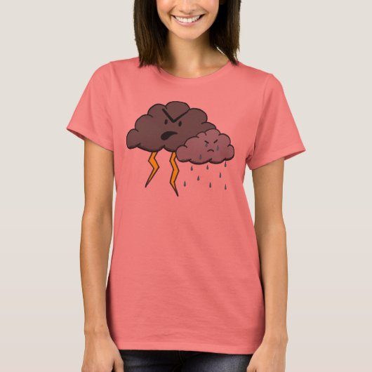 Angry Cloud T-shirt (Voorkant)