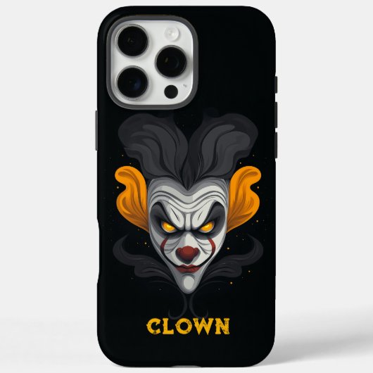 Angry Clown gepersonaliseerd Case-Mate iPhone Case (Achterkant)