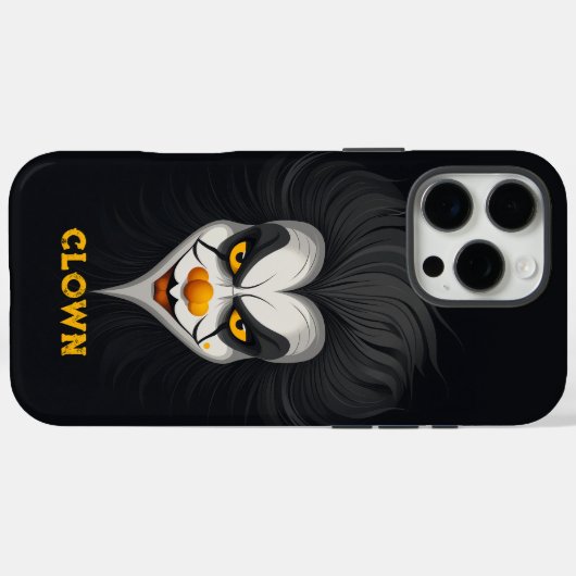 Angry Clown gepersonaliseerd Case-Mate iPhone Case (Achterkant (horizontaal))