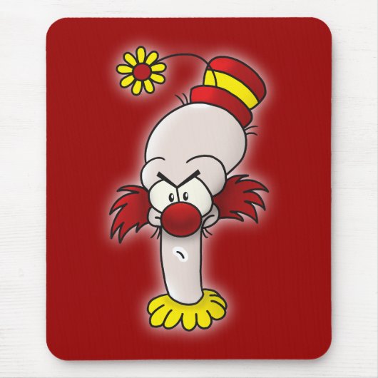Angry Clown Muismat (Voorkant)