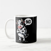 Angry Cow No - Funny Cow Lover Dairy Farmer  Koffiemok (Links)