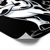 Angry Cow No - Funny Cow Lover Dairy Farmer  Poster (Hoek)