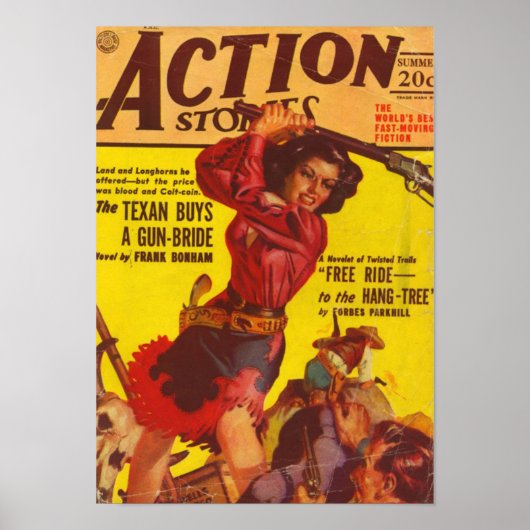 Angry Cowgirl Poster (Voorkant)