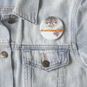 Angry Cute Cate Face Sketch Ronde Button 5,7 Cm (In situ)