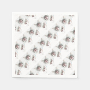 Angry Cute Cate Face Sketch Servet