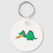 Angry Cute Dragon Sleutelhanger (Voorkant)