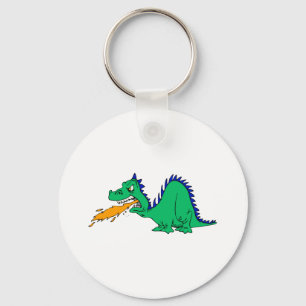 Angry Cute Dragon Sleutelhanger