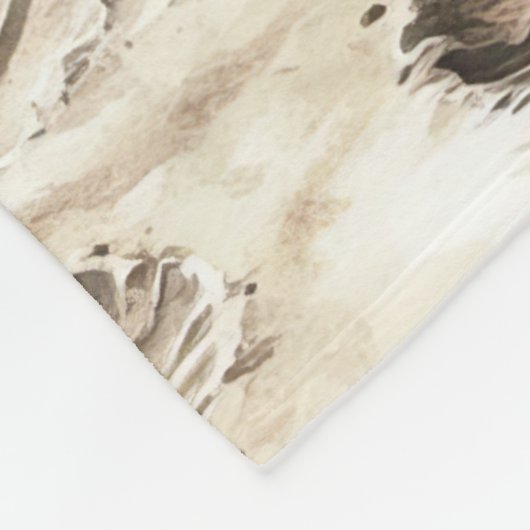 Angry Dinosaur Blanket Aangepaste Naam Gepersonali Fleece Deken (Hoek)