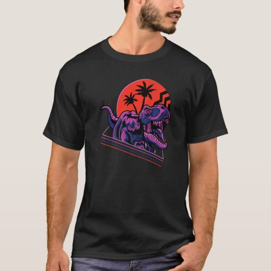 Angry Dinosaur Moody Person   T-shirt (Voorkant)