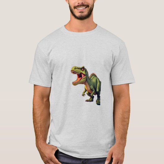Angry Dinosaur T-shirt (Voorkant)