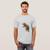 Angry Dinosaur T-shirt (Voorkant volledig)