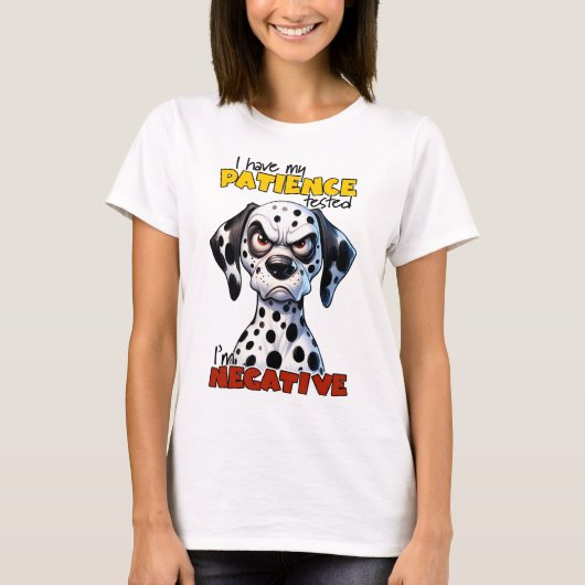 Angry Dog Grappig T-shirt (Voorkant)