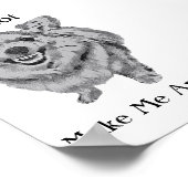 Angry Dog Poster (Hoek)