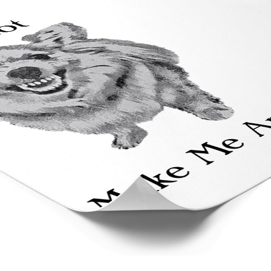 Angry Dog Poster (Hoek)